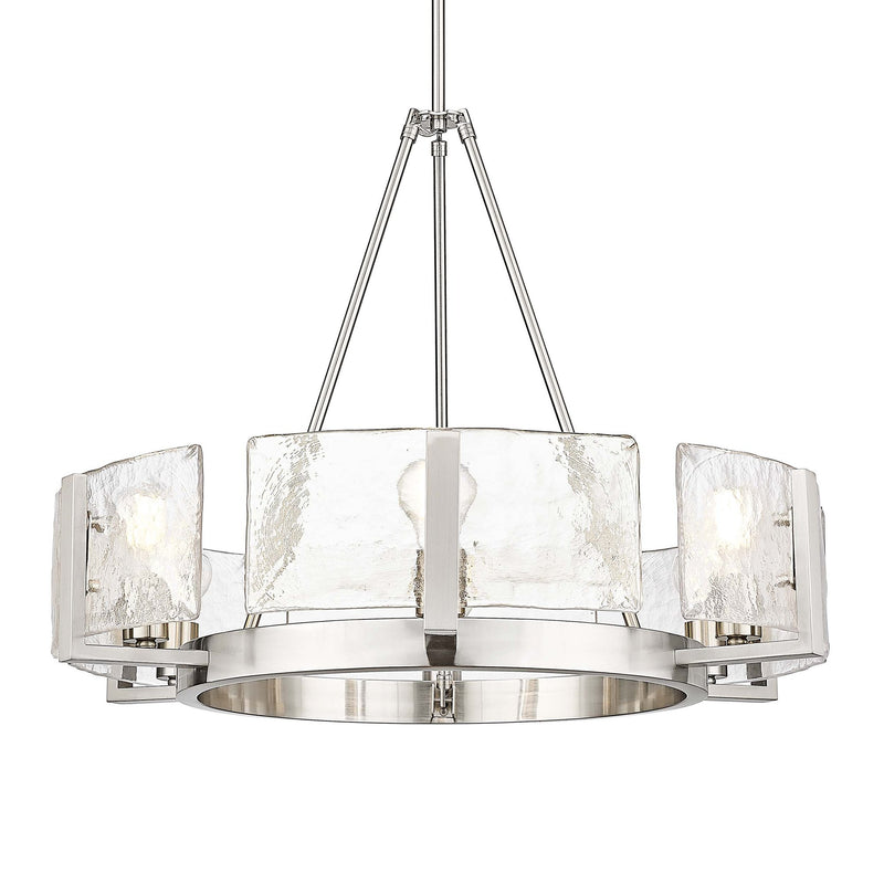 Aenon 6-Light Chandelier in Pewter