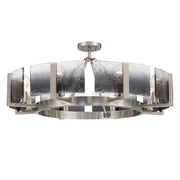 Aenon 8-Light Semi-Flush Mount in Pewter
