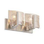 Aenon 2-Light Bath Vanity Light in Pewter