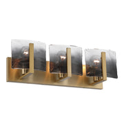 Aenon 3-Light Bath Vanity Light in Brushed Champagne Brass