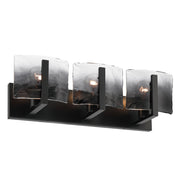 Aenon 3-Light Bath Vanity Light in Matte Black