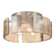Aenon 3-Light Flush Mount in Pewter