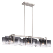 Aenon 3-Light Linear Pendant in Pewter