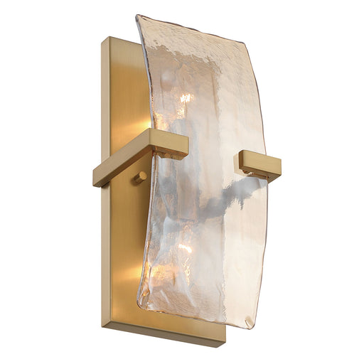 Aenon 2-Light Wall Sconce in Brushed Champagne Brass