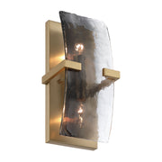 Aenon 2-Light Wall Sconce in Brushed Champagne Brass
