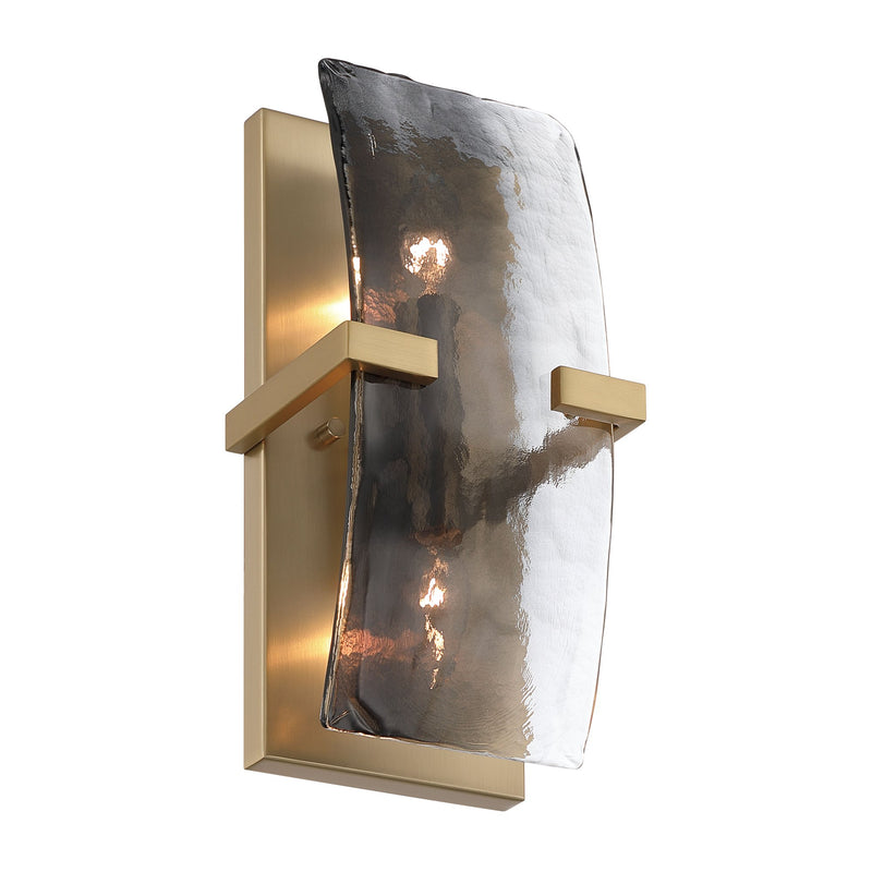 Aenon 2-Light Wall Sconce in Brushed Champagne Brass