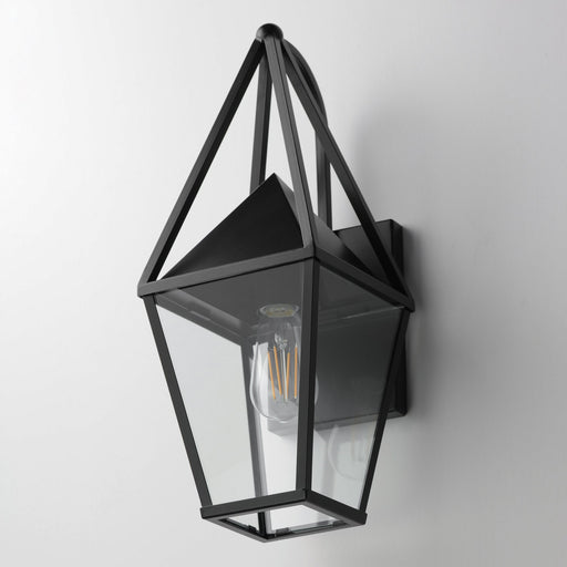 Bavaria 1 Light Outdoor Wall Sconce in Black