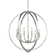 Colson 9-Light Chandelier in Pewter