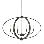 Colson 6-Light Linear Pendant in Etruscan Bronze