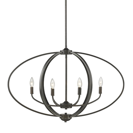 Colson 6-Light Linear Pendant in Etruscan Bronze