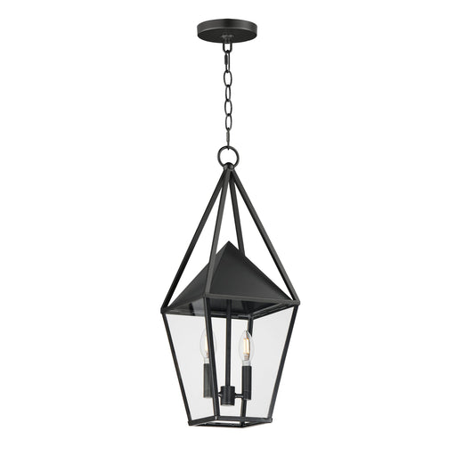 Bavaria 2 Light Large Outdoor Pendant in Black