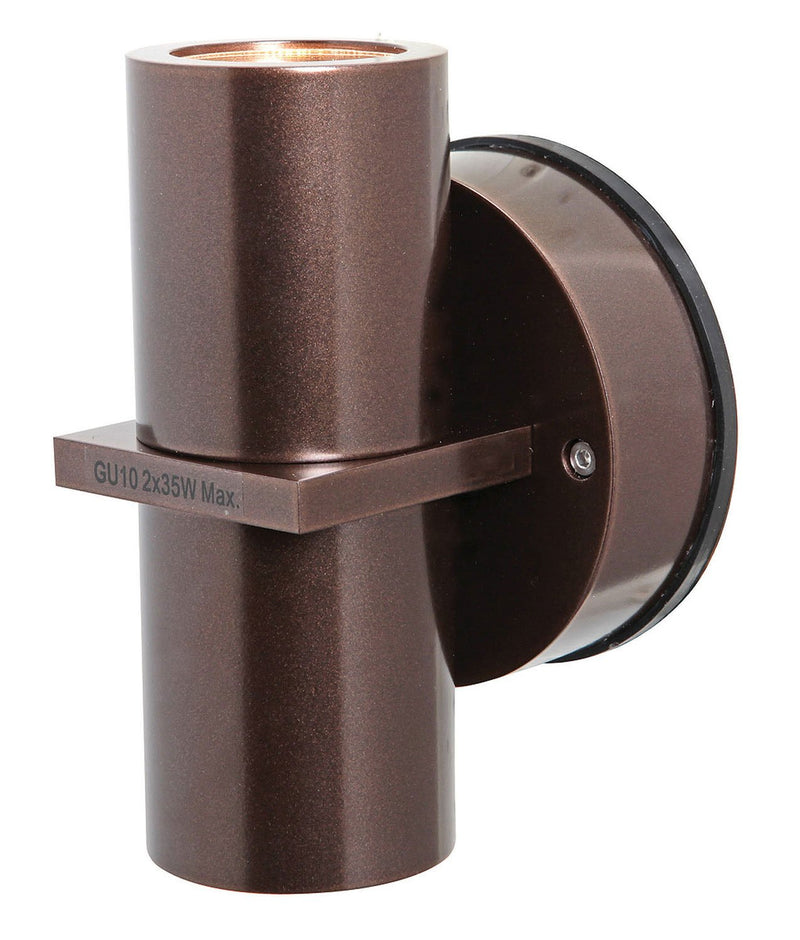 KO Dual 2-Light Outdoor Wall Sconce in Bronze