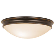 Atom 3-Light Flush Mount in Oil Rubbed Bronze