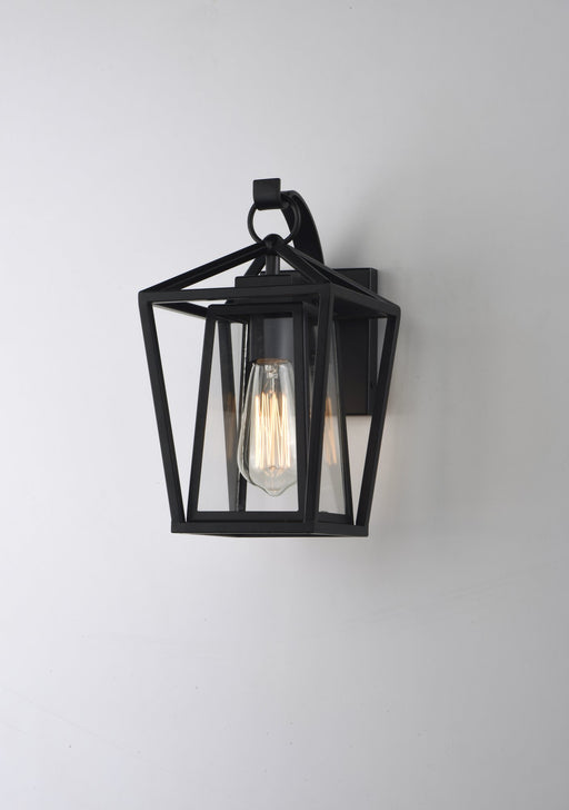 Artisan 12" 1 Light Outdoor Wall Lantern in Black