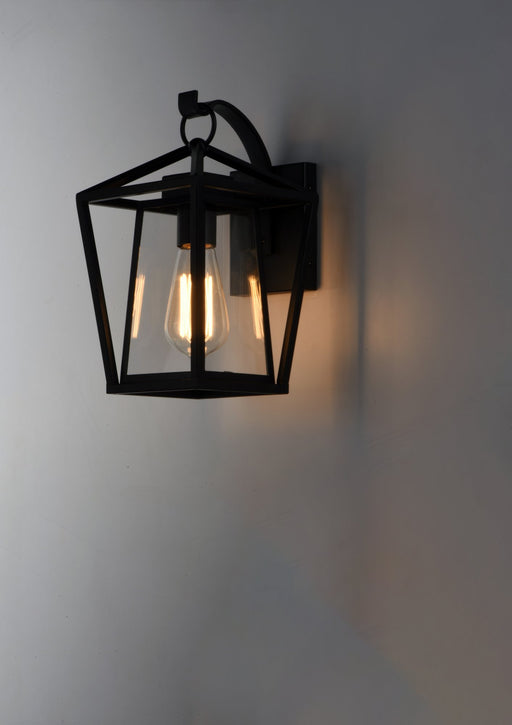 Artisan 14" 1 Light Outdoor Wall Lantern in Black