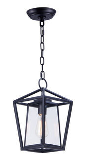 Artisan 8" 1 Light Outdoor Pendant in Black