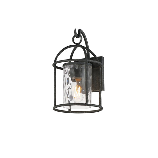 Del Mar Small Outdoor Wall Sconce in Blacksmith
