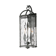 Del Mar 2 Light Large Outdoor Wall Sconce in Blacksmith