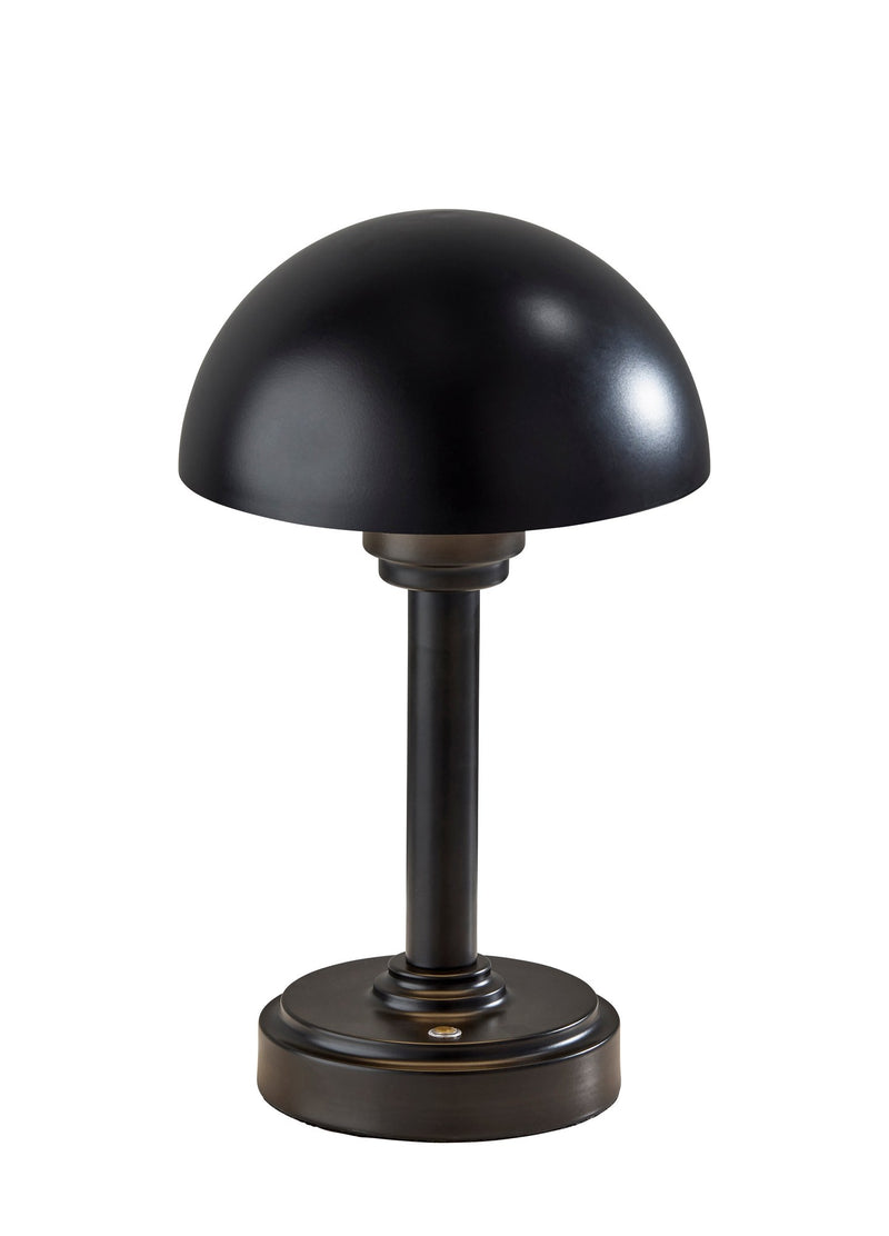 Ollie LED Cordless Table Lamp in Black