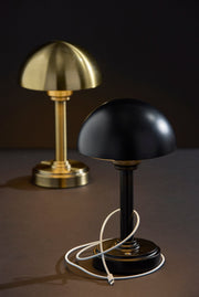 Ollie LED Cordless Table Lamp in Black