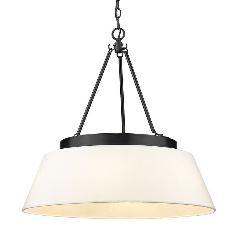 Penn 6-Light Pendant in Matte Black