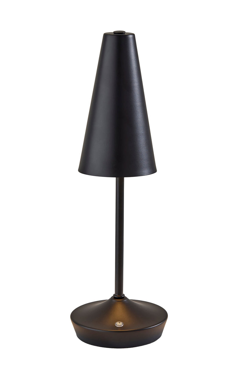Flynn LED Cordless Table Lamp in Black