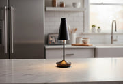 Flynn LED Cordless Table Lamp in Black