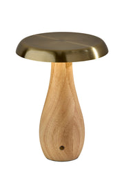 Naya LED Cordless Table Lamp in Natural Wood Base