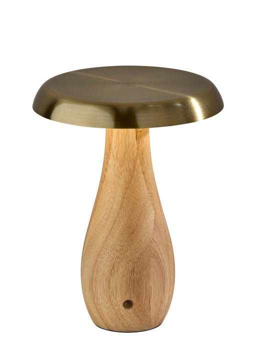 Naya LED Cordless Table Lamp in Natural Wood Base