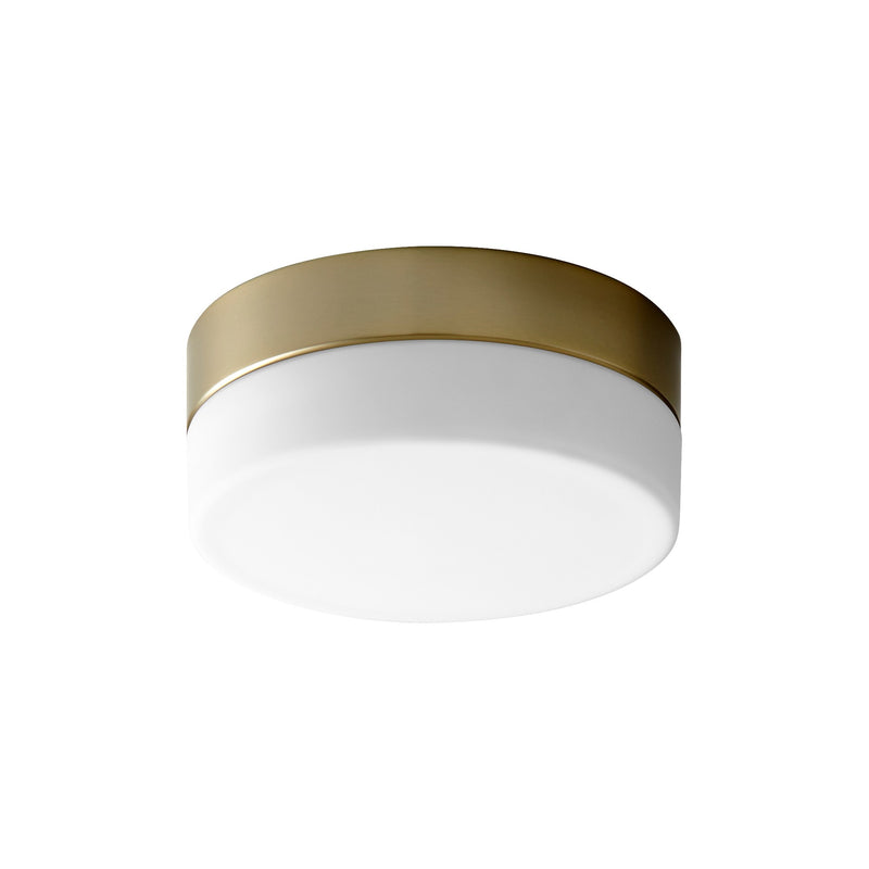 Zuri 7" LED Ceiling Mount in Aged Brass