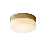 Zuri 7" LED Ceiling Mount in Aged Brass