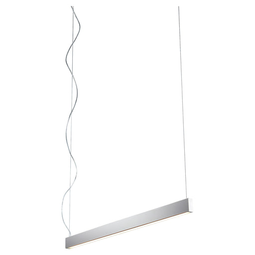 Zepp 38" LED Linear Pendant in Polished Nickel