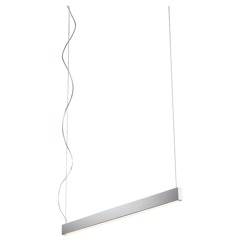 Zepp 38" LED Linear Pendant in Polished Nickel