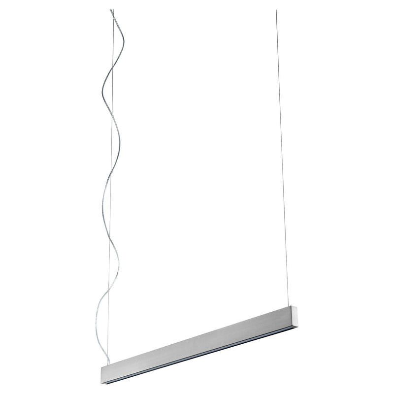 Zepp 38" LED Linear Pendant in Satin Nickel