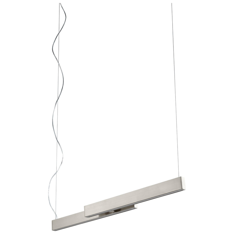 Klone 40" LED Linear Pendant in Satin Nickel