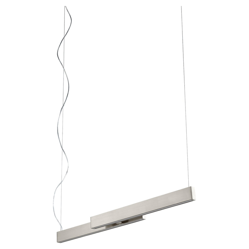 Klone 40" LED Linear Pendant in Satin Nickel