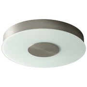 Dione 15" LED Ceiling Mount in Satin Nickel
