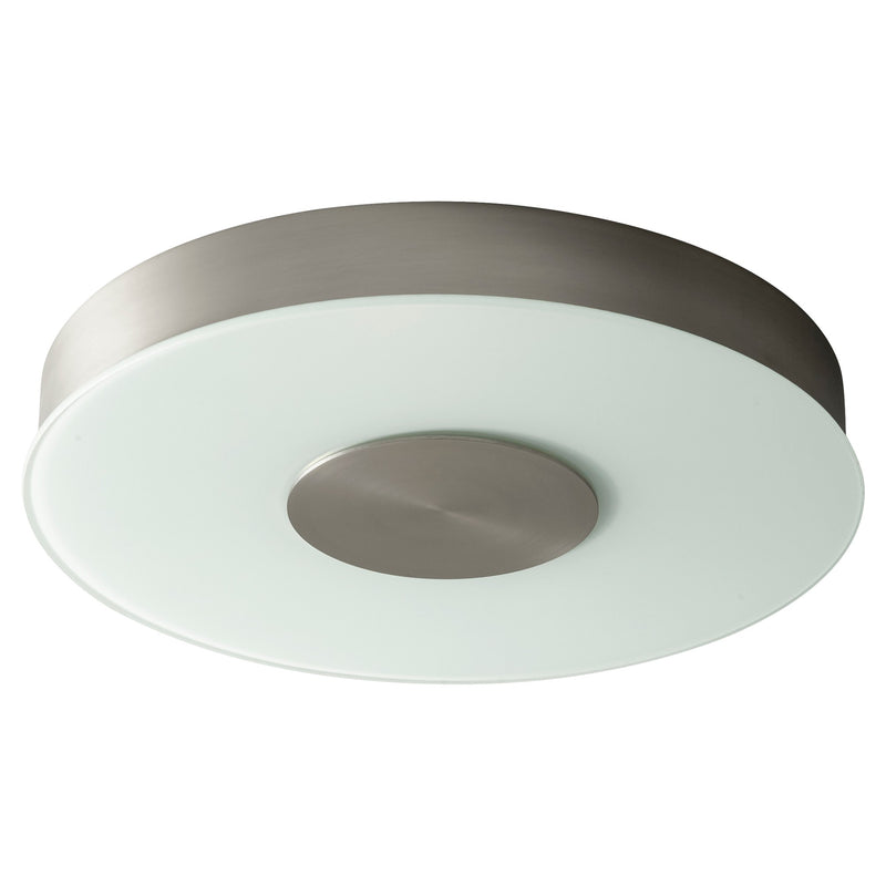 Dione 15" LED Ceiling Mount in Satin Nickel