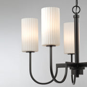 Town & Country 8 Light Chandelier in Black
