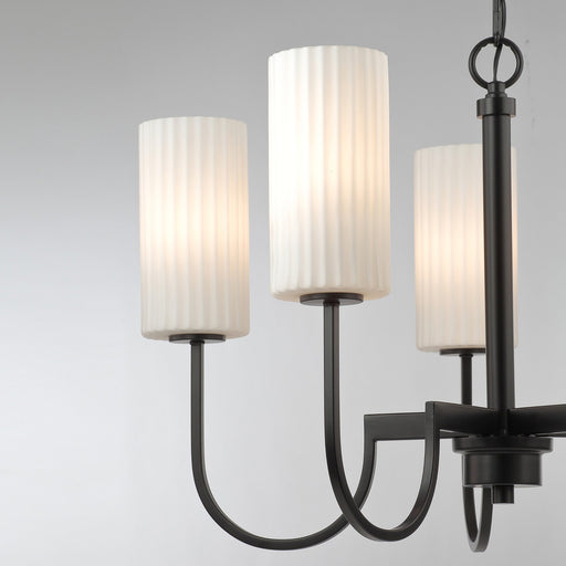 Town & Country 8 Light Chandelier in Black