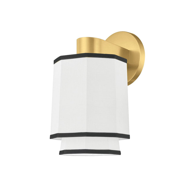 Riverdale Wall Sconce in Aged Brass
