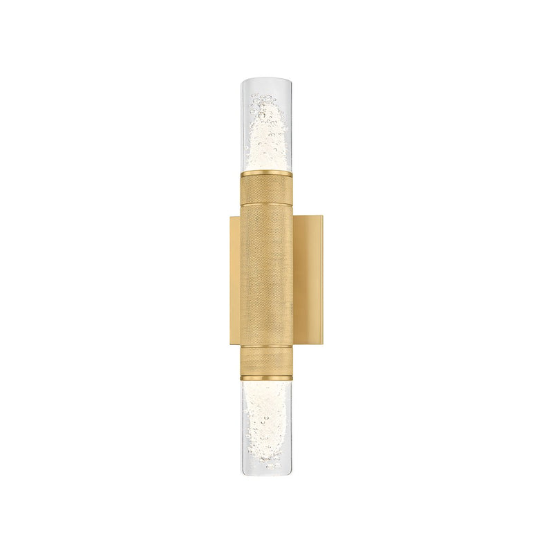 Glen Cove 2-Light Wall Sconce in Aged Brass