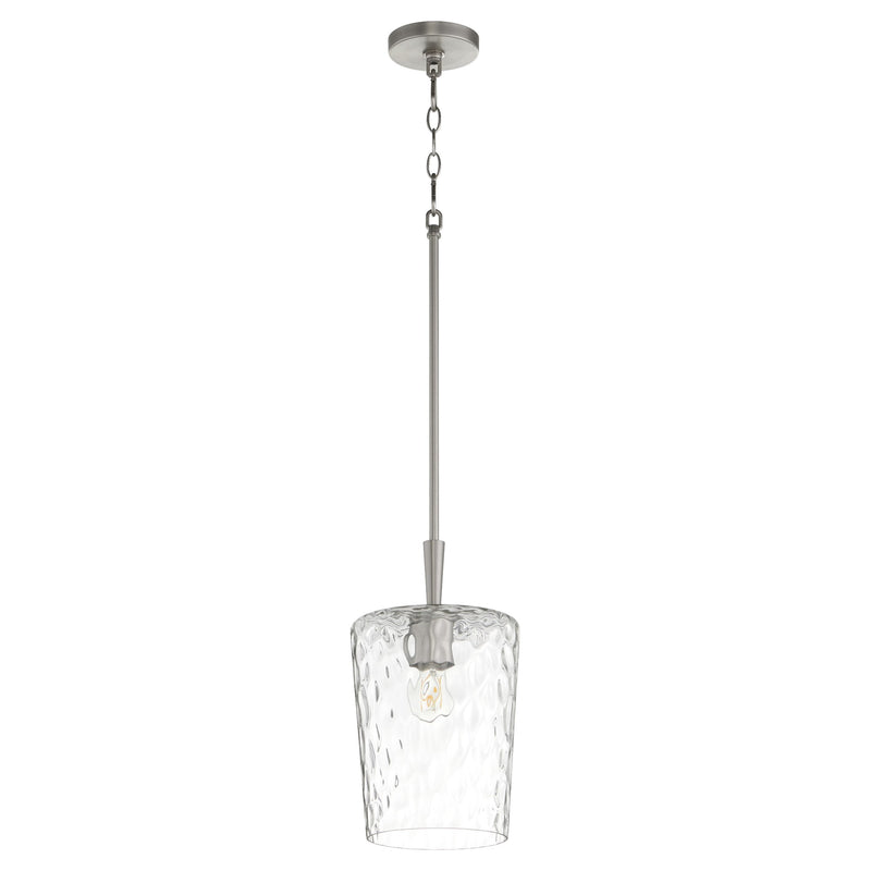 Goodwin 8" Pendant in Satin Nickel