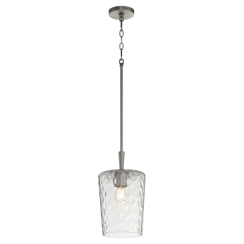 Goodwin 8" Pendant in Satin Nickel
