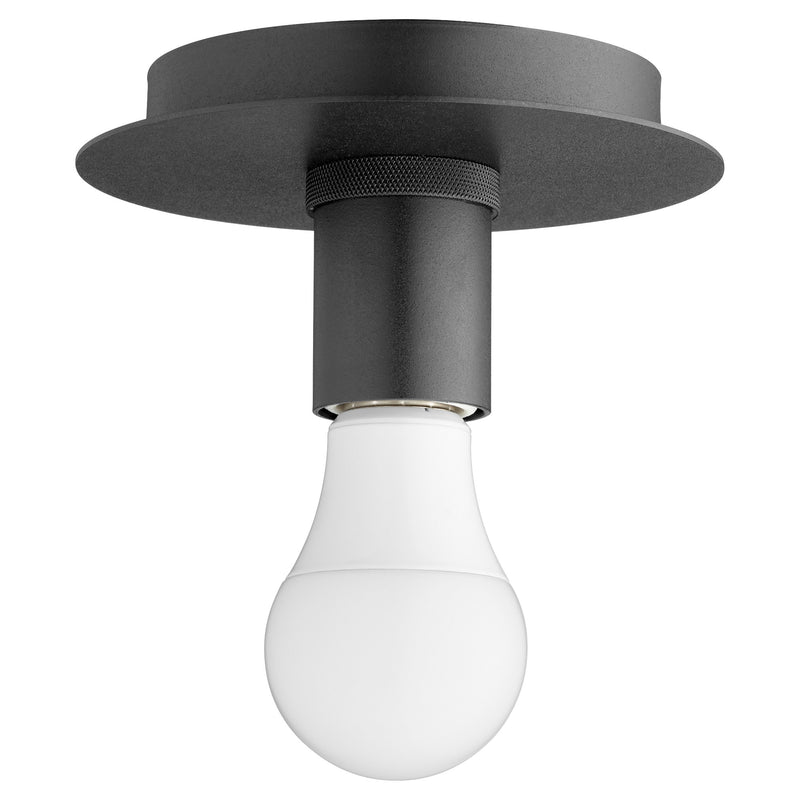 6" Modern Keyless Ceiling Mount in Textured Black