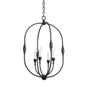 Baltic 4-Light Chandelier in Aged Iron
