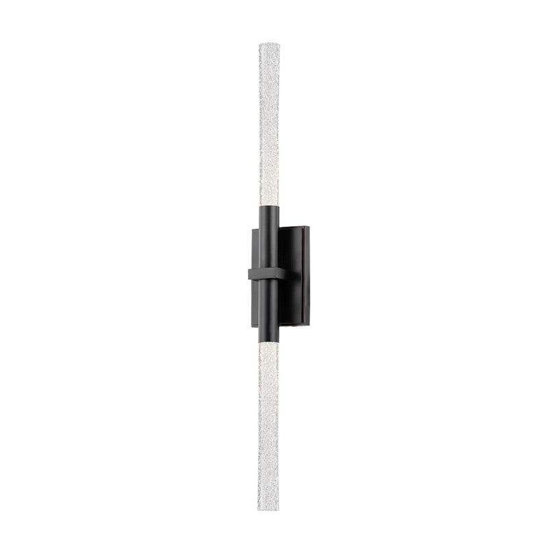 Millerton 2-Light Wall Sconce in Black Brass
