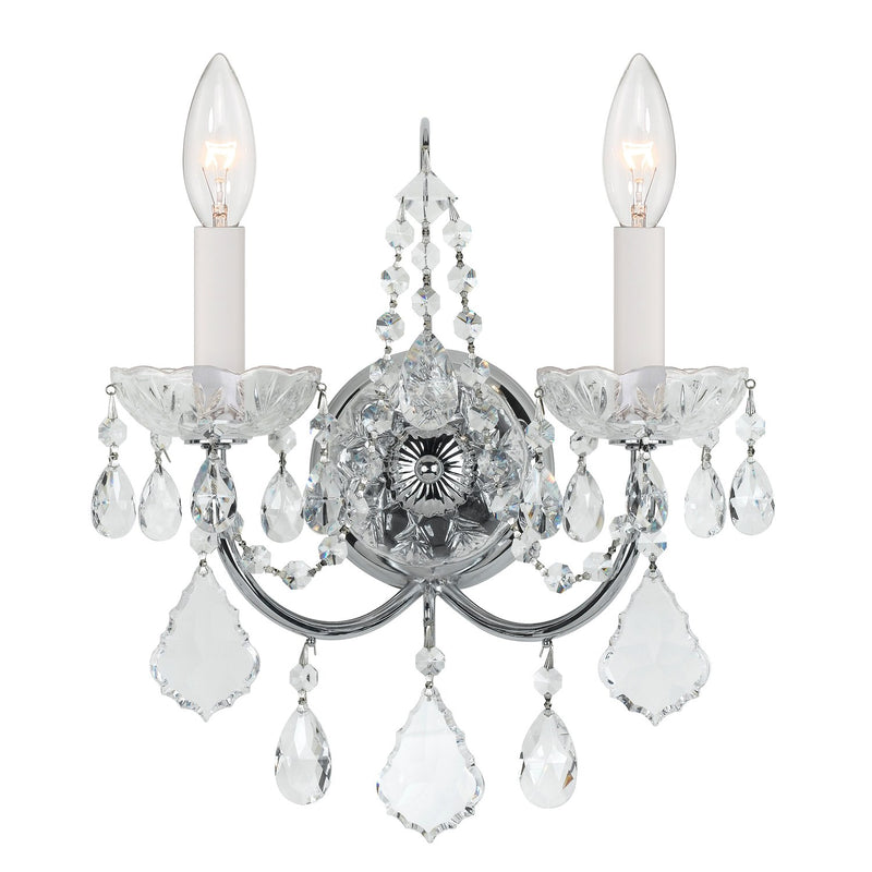 Imperial 2 Light 12" Sconce in Polished Chrome