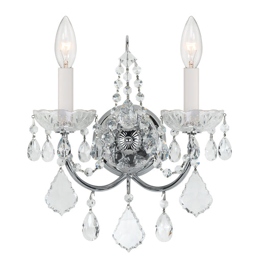 Imperial 2 Light 12" Sconce in Polished Chrome