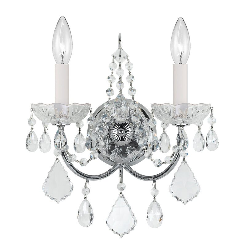 Imperial 2 Light 12" Sconce in Polished Chrome